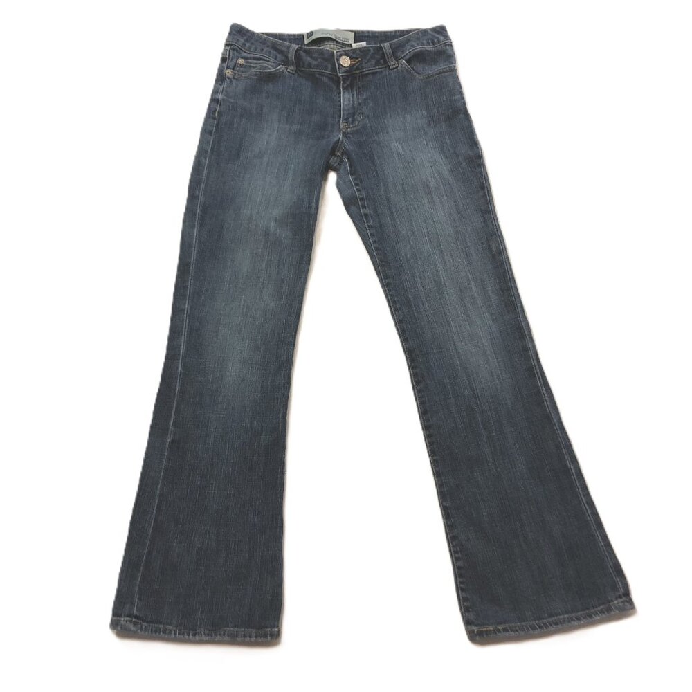 Gap Curvy Low Rise Stretch Jeans Size 4 W29 Ankle Bootcut Medium Wash 5 Pockets